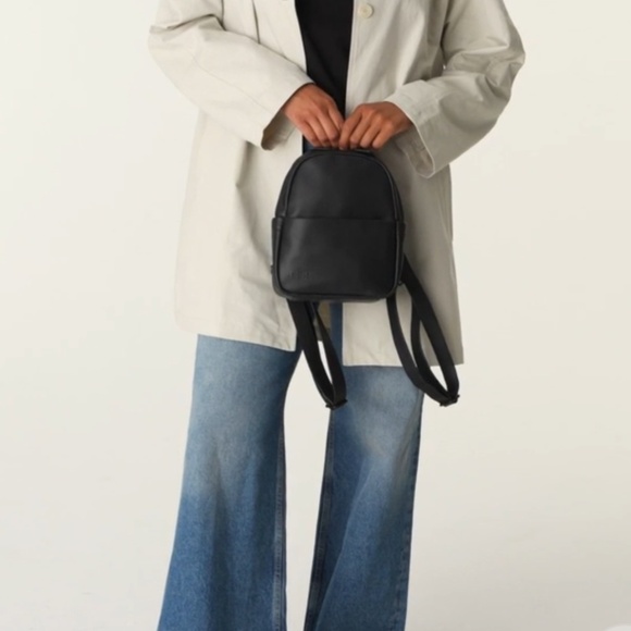 BEIS Essential Mini Backpack in Black - Picture 9 of 11